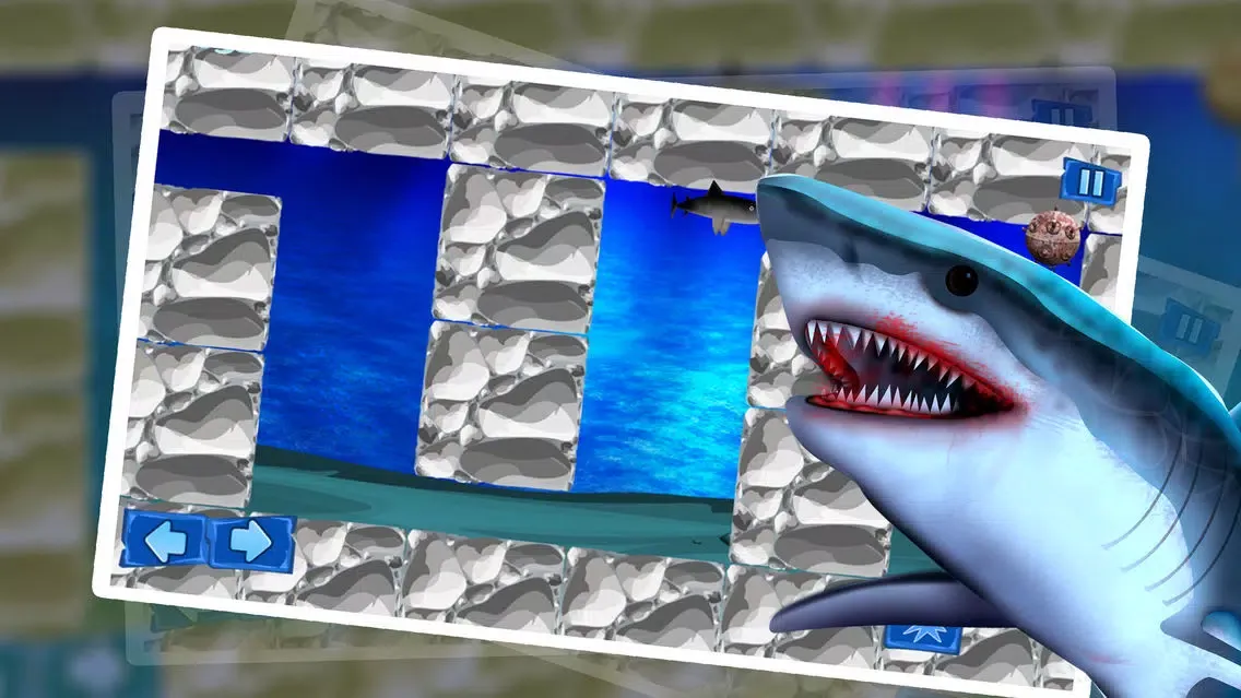 Shark Winter Emergency : The Ocean Underwater Fish Attack For Food - Free Screenshots