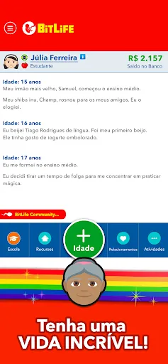 BitLife BR - Simulação de vida スクリーンショット