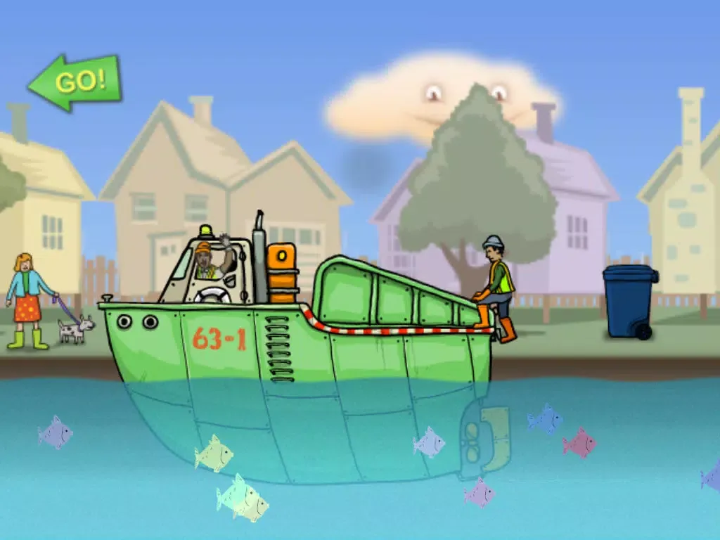 ภาพหน้าจอของ Garbage Boat iPad 