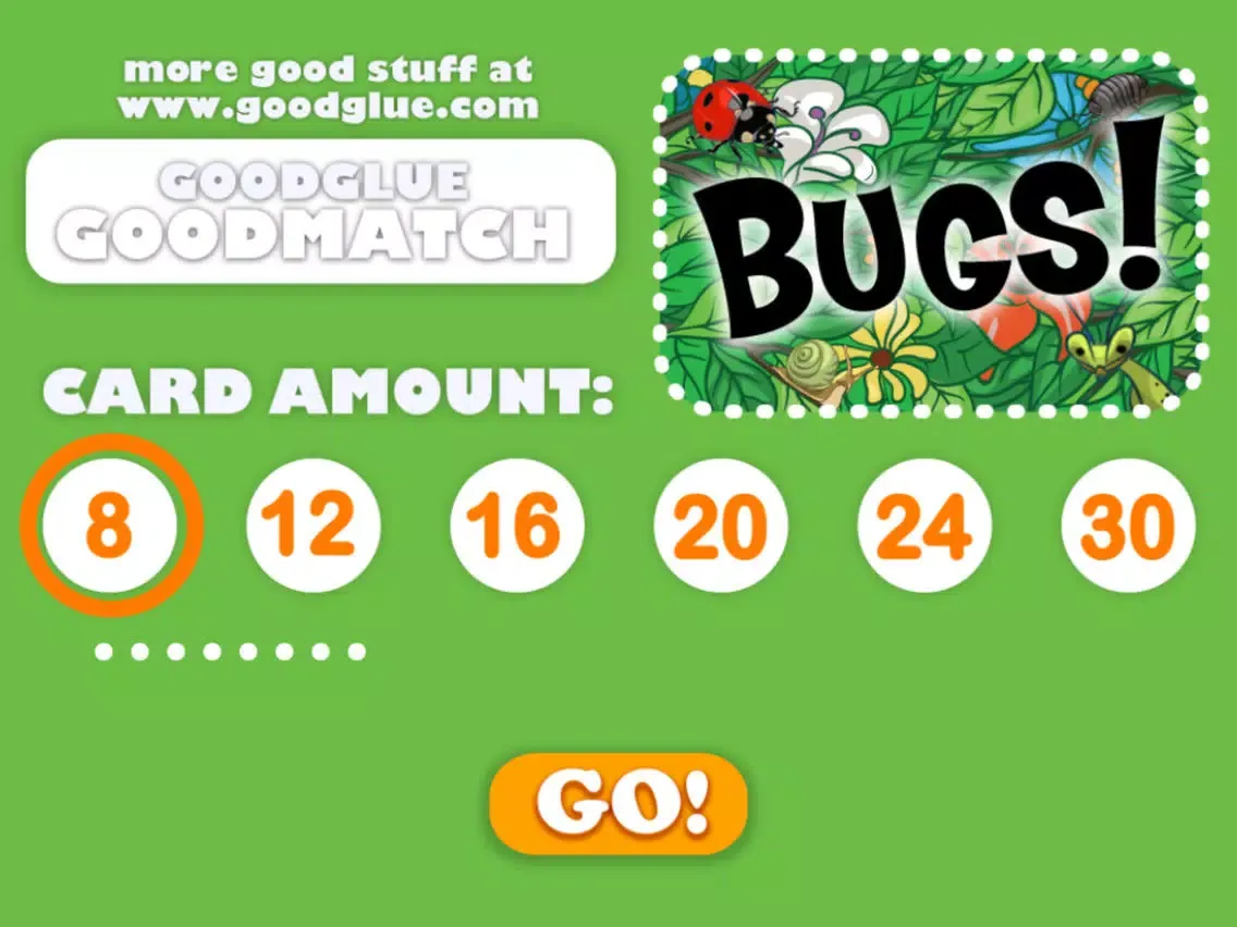 Good Match: Bugs! iPad  Screenshots