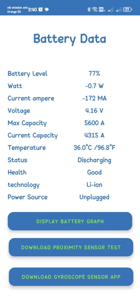 charging power স্ক্রিনশট
