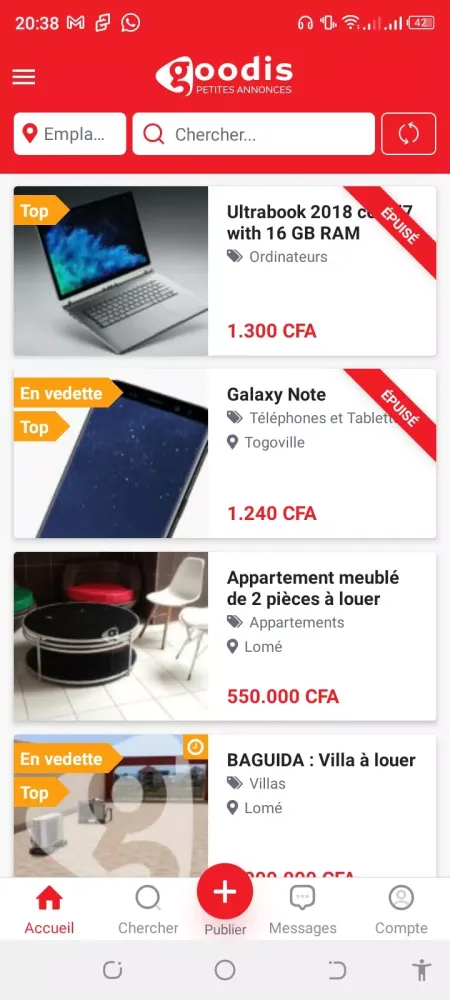 Goodis Cameroun স্ক্রিনশট