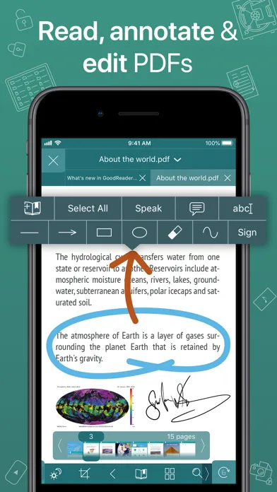 Скриншоты GoodReader Pro PDF Editor