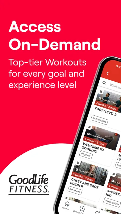 GoodLife Fitness Screenshots