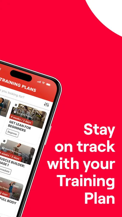 GoodLife Fitness Screenshots