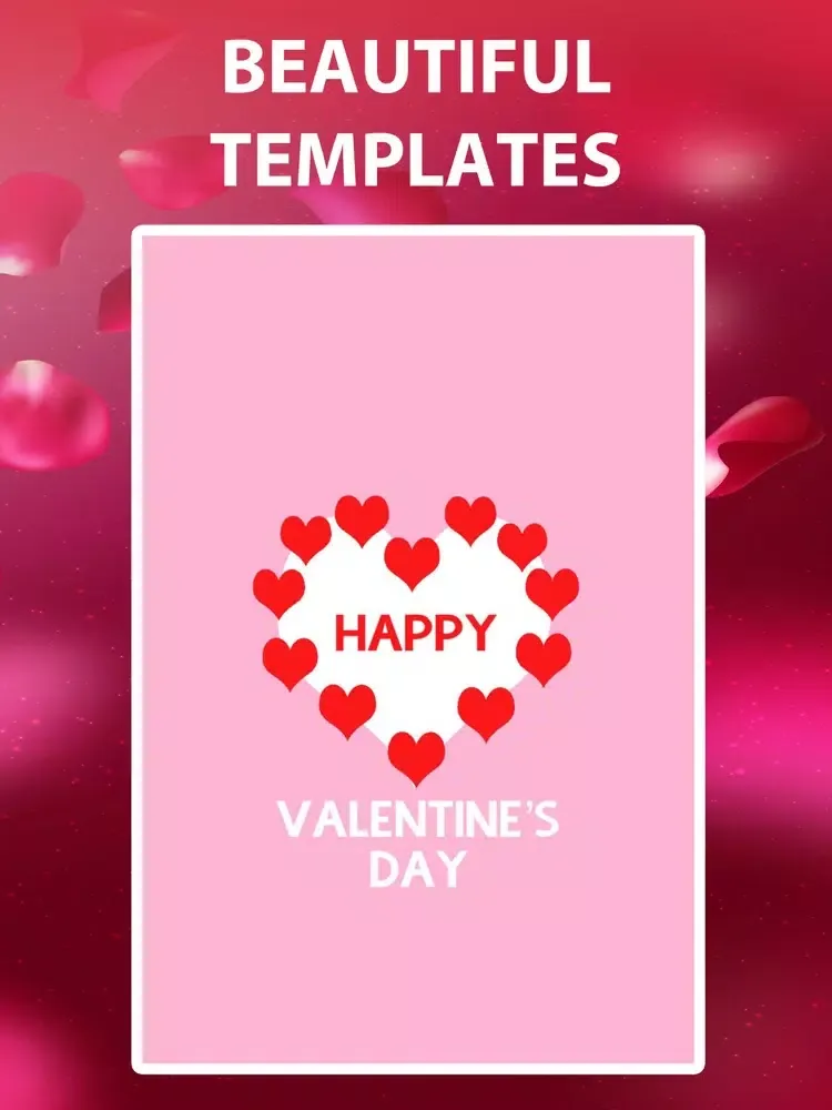 Valentine|Card|Maker++ iPad  Ekran Görüntüleri