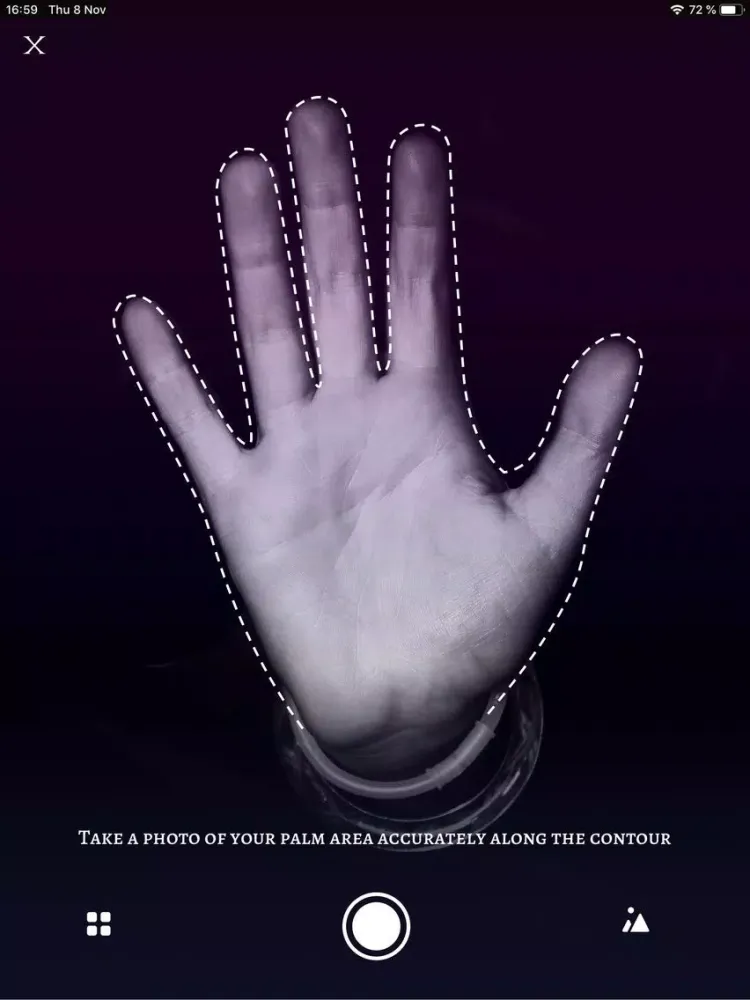 Zrzuty ekranu Palm Reading Scanner iPad 