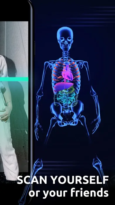X-Ray Skeleton Scanner AR Screenshots