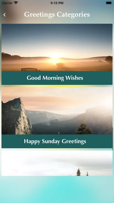 Capturas de pantalla de Good Morning Wishes Greetings
