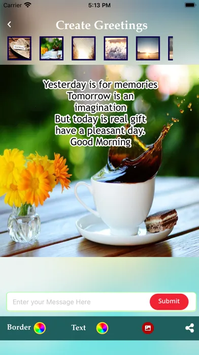 Capturas de pantalla de Good Morning Wishes Greetings