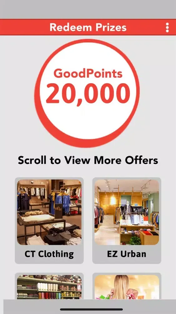 Capturas de tela do GoodPoints Global