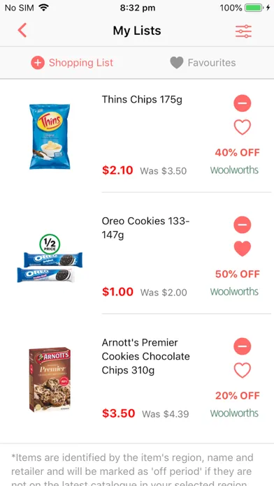 Capturas de tela do Price Off - Groceries Discount