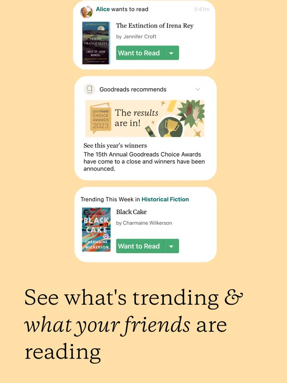 Goodreads: Book Reviews iPad  Screenshots