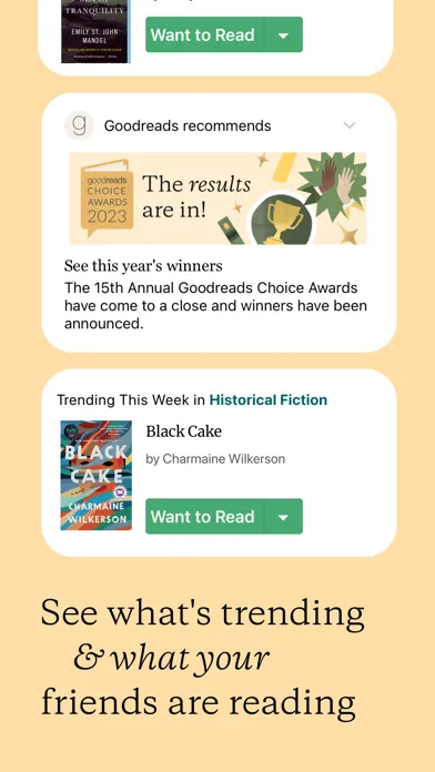 Goodreads: Book Reviews Screenshots