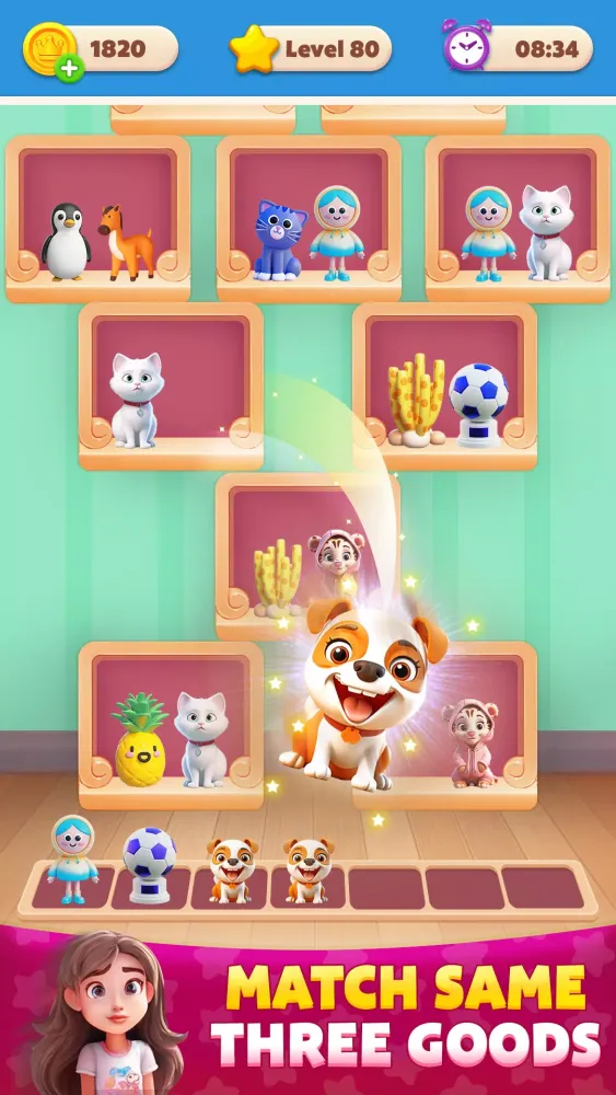 Triple Match Goods Puzzle Game Screenshots