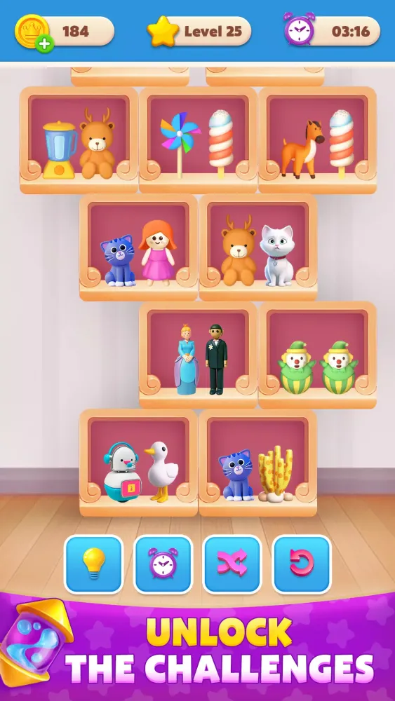 Triple Match Goods Puzzle Game Screenshots