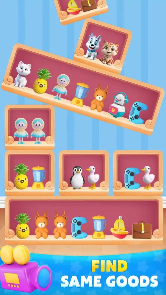 Triple Match Goods Puzzle Game Screenshots
