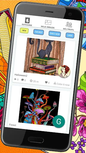 Colorish coloring book应用截图