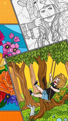 Colorish coloring book应用截图