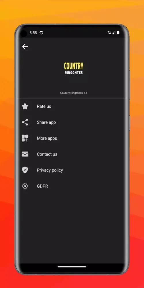 Capturas de pantalla de Country ringtones