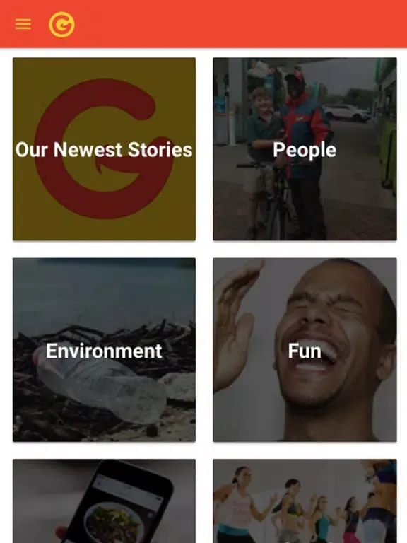 Screenshot di Good Things Guy News iPad 