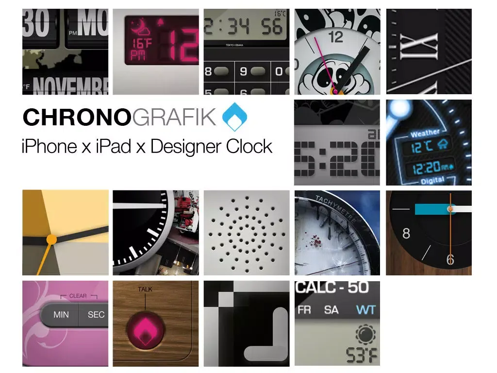 ChronoGrafik-Alarm Clock + Shake to Snooze iPad  স্ক্রিনশট