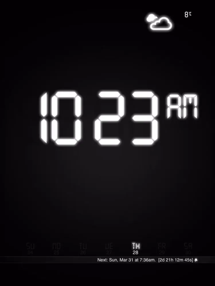 ChronoGrafik-Alarm Clock + Shake to Snooze iPad  স্ক্রিনশট