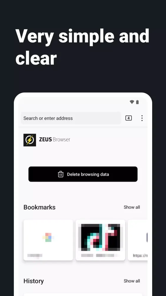Internet Web Browser - ZEUS Screenshots