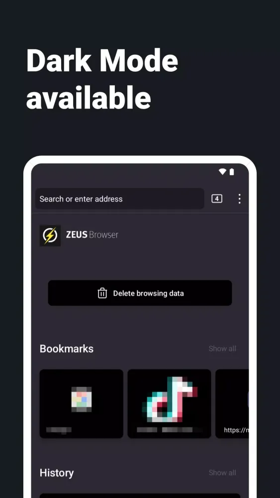 Internet Web Browser - ZEUS Screenshots
