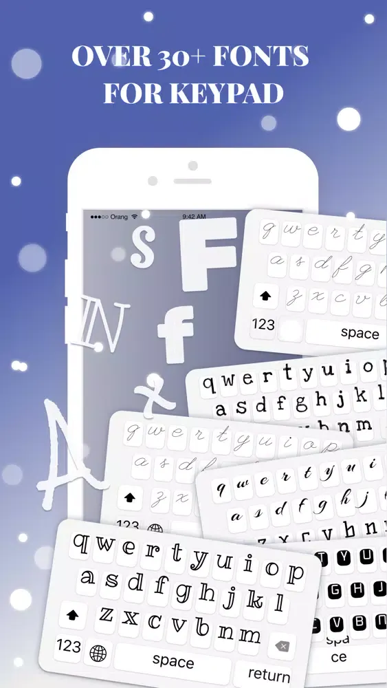 Capturas de tela do Fonts Pro:Art Keyboard symbols