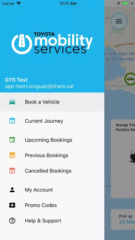 Toyota Mobility Services UY应用截图
