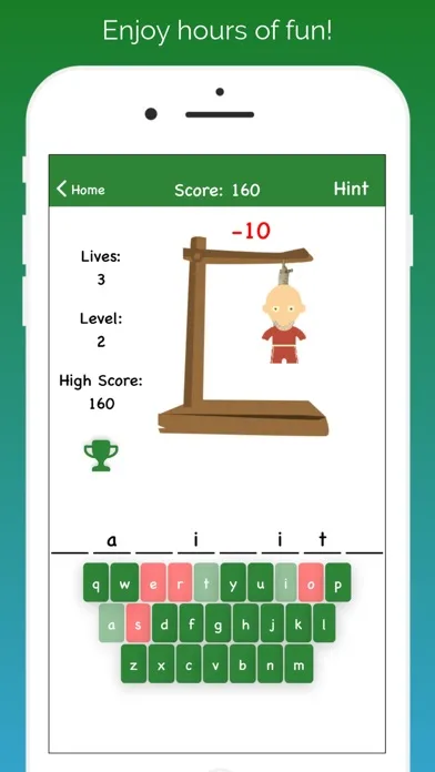 ภาพหน้าจอของ Hangman'