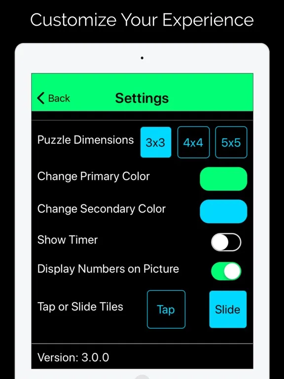 Picture Sliding Block Puzzle iPad  Ekran Görüntüleri