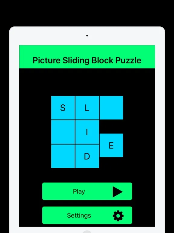 Picture Sliding Block Puzzle iPad  Ekran Görüntüleri