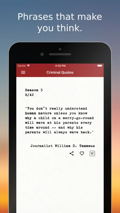 Criminal Quotes سکرین شاٹس
