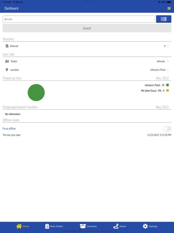 GTRACS Cloud iPad  スクリーンショット