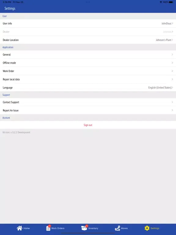 GTRACS Cloud iPad  スクリーンショット