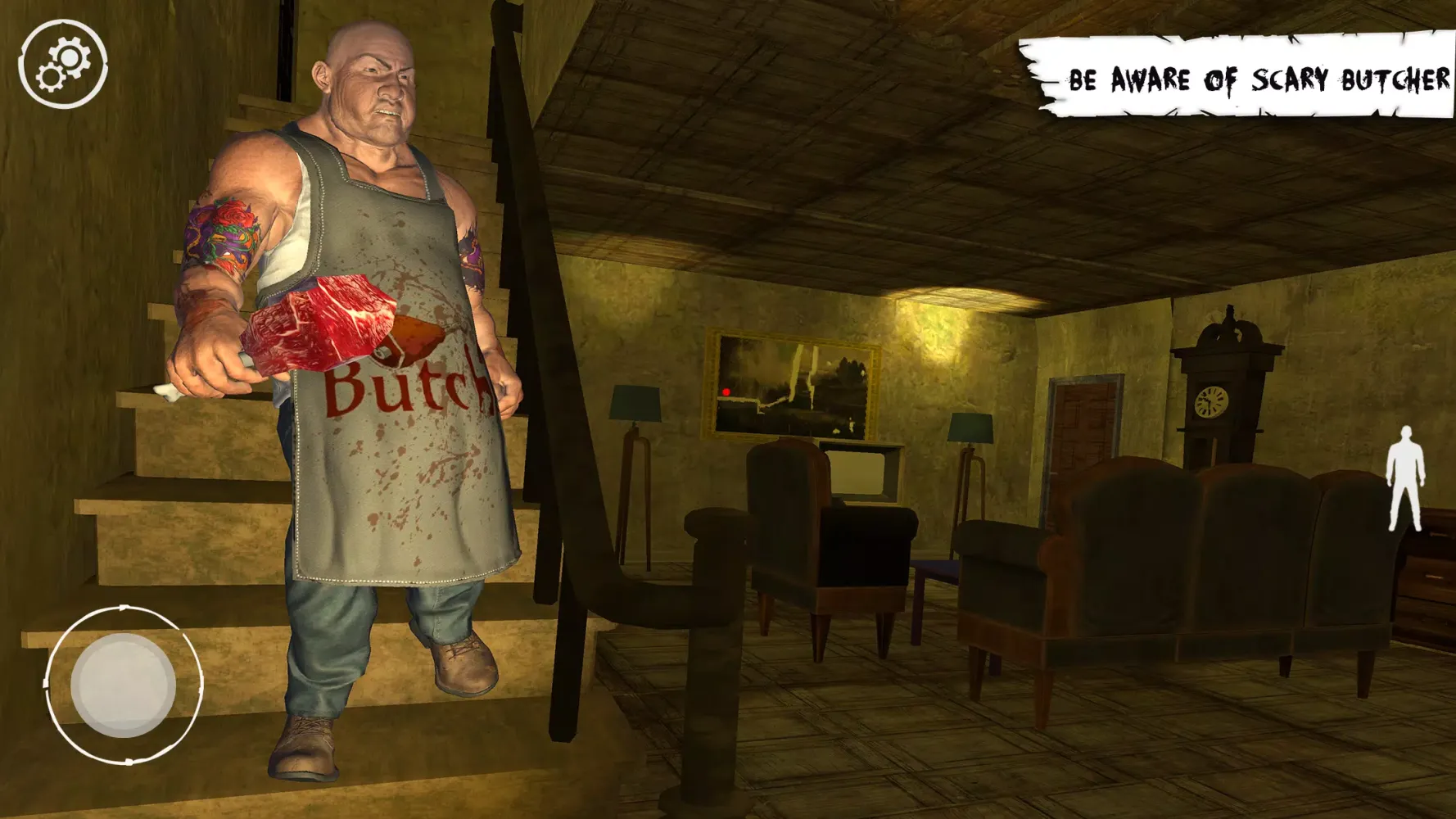 Ảnh chụp màn hình của Scary Mr Butcher & Psychopath