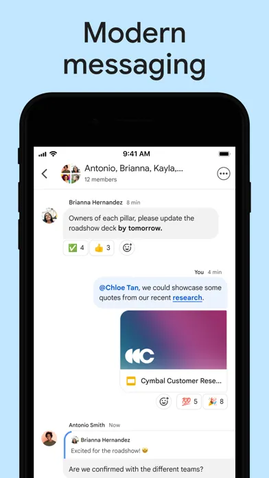 Google Chat Screenshots