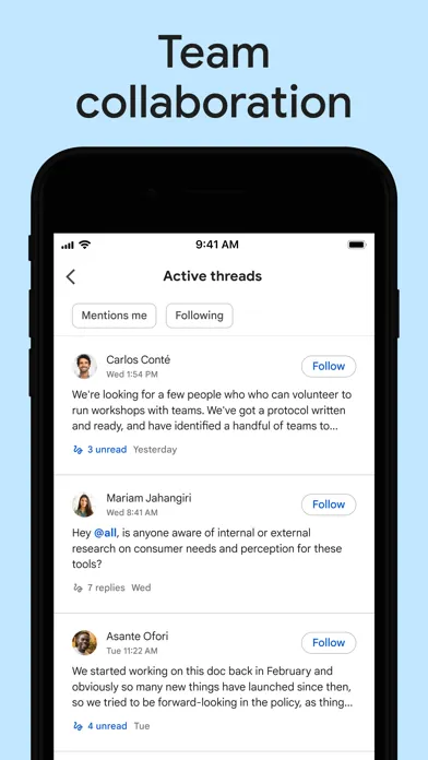 Google Chat Screenshots