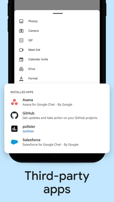 Google Chat Screenshots
