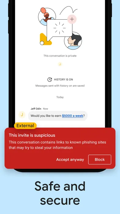 Google Chat Screenshots
