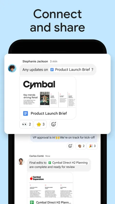 Google Chat Screenshots