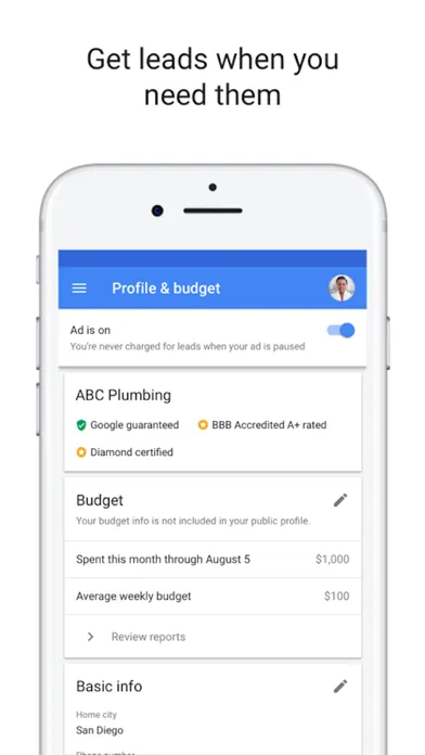 Local Services ads by Google سکرین شاٹس