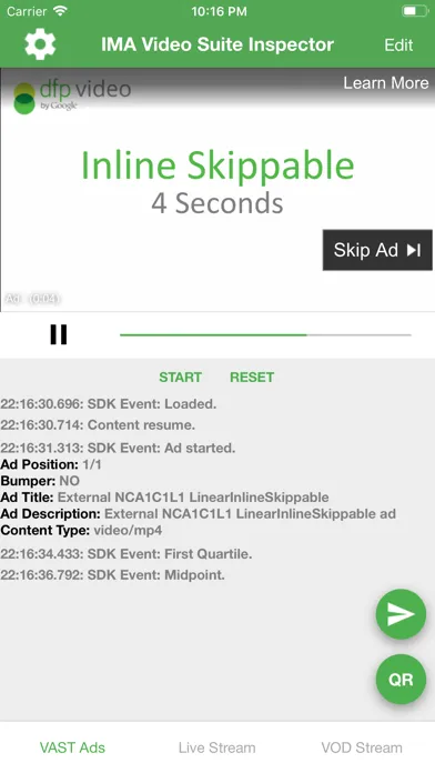 IMA Video Suite Inspector Ekran Görüntüleri