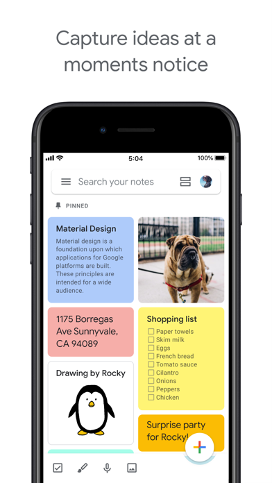 Google Keep - Notes and lists Screenshots