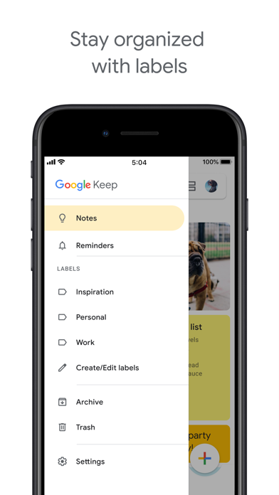 Google Keep - Notes and lists Screenshots