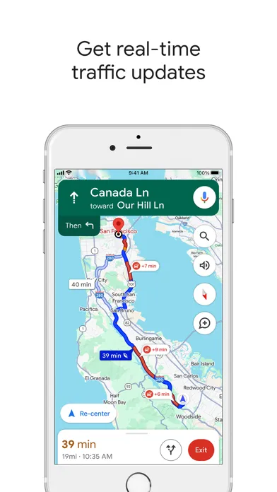 Google Maps应用截图