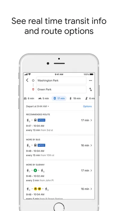 Google Maps应用截图