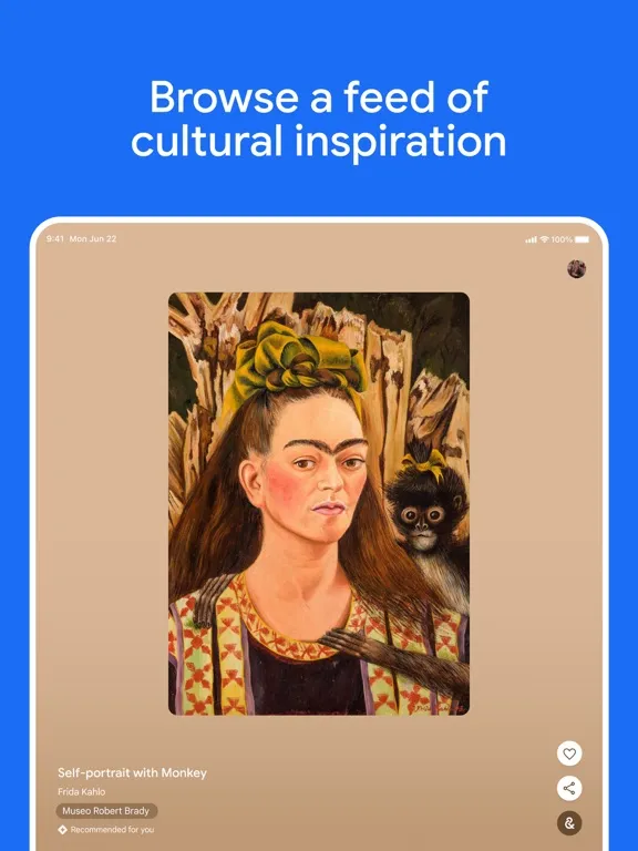 Google Arts & Culture iPad  Ekran Görüntüleri
